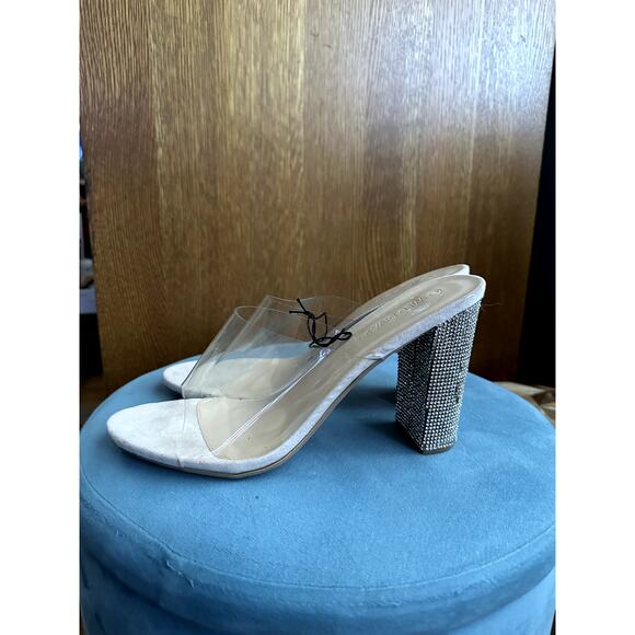 WILD DIVA Women's Black Heel Sandals | Size 10 - Picture 1 of 7